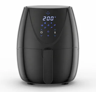 Image de AIR FRYER-YASHE- Friteuse sans Huile 4.5L - 2500W Turbo - Tactile LED 6 Modes - Noir