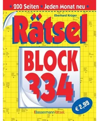 Produktbild von Rätselblock 334 (5 Exemplare à 2,99 EUR)