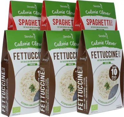 Produktbild von SLENDIER  Konjak Pasta Italien Probierpaket (6x400g)