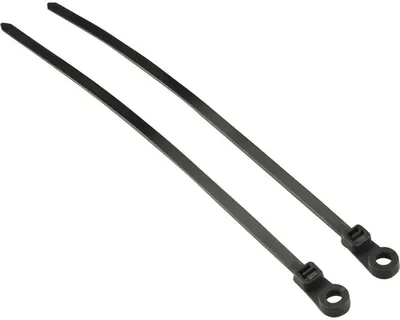Produktbild von Kabelbinder UV-beständig 200x4,8 mm anschraubbar schwarz 20 Stück