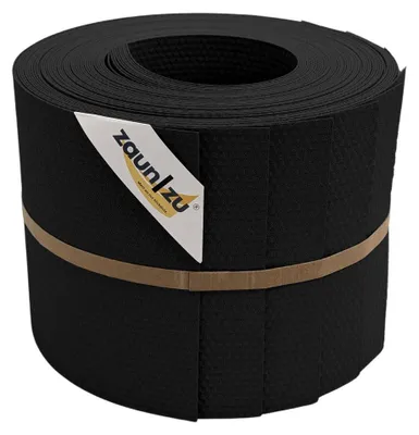 Produktbild von Sichtschutzstreifen PP zaun|zu DELUX 10x Einzelstreifen 2,55m  Schwarz 10x 2,55m