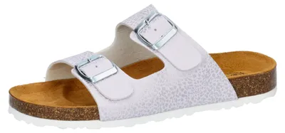 Produktbild von Pantolette Bioline Platino Größe 40 Rosegold mit zwei verstellbaren Schnallen und angenehmer Lederdecksohle