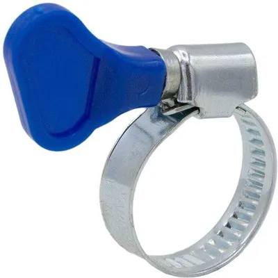 Produktbild von Famanu Schlauchklemmen Set mit Flügelmutter - 10 Stück, Klembereich 16-25 mm