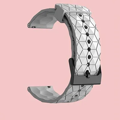 Image de Bracelets en silicone pour montres connectées, 20 mm, multicolores