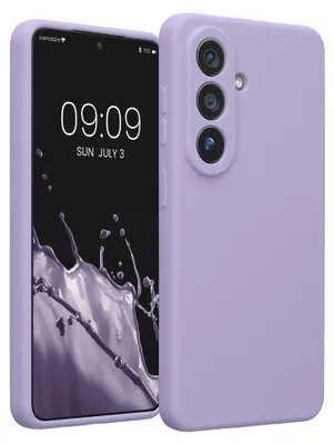 Produktbild von kwmobile Silikon Case für Samsung Galaxy S26 Hülle - Soft gummierte Handyhülle, Schutzhülle Cover in Lavendel