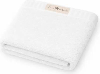 Produktbild von Casa Colori Frottier Badetuch 100x150cm 100 x 150 cm weiß Hohe Farbbrillanz, Einfache Pflege