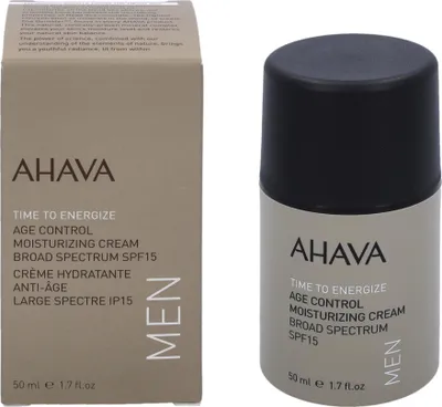 Obrázek produktu pro Ahava Men T.T.E. Age Control Hydratační krém SPF15 50 ml