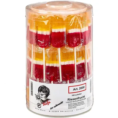 Obrázek produktu pro 100 Riesen Frucht- Lutscher Kuefa