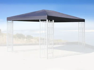 Produktbild von Ersatzdach für Rank Pavillon 3x4m Anthrazit RAL 7012 Ersatzbezug Pavillondach