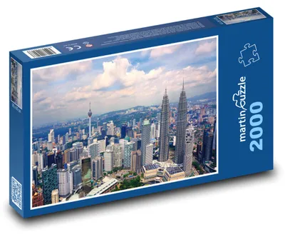 Produktbild von Puzzle 2000 Panorama - Kuala Lumpur - martinpuzzle
