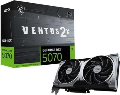 Produktbild von MSI - Interne Grafikkarte - GeForce RTX 5070 12G VENTUS 2X OC