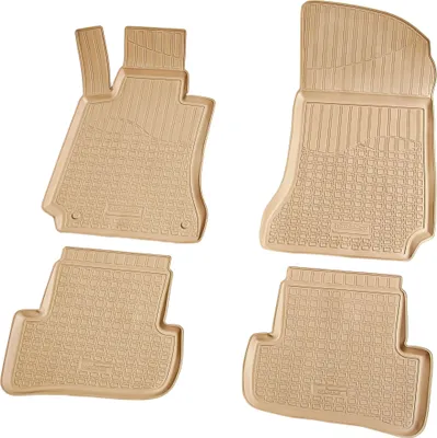 Immagine prodotto di tappetini in gomma 3D per MERCEDES Classe C | W204 | S204 | 2007-2014 | beige