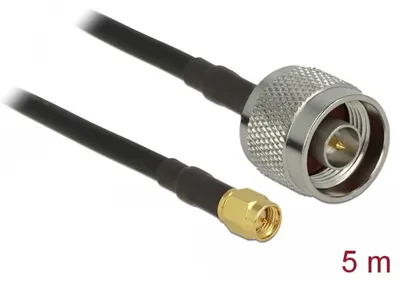 Productafbeelding van Antennekabel, N-connector naar SMA-connector, RG-58, 5 meter