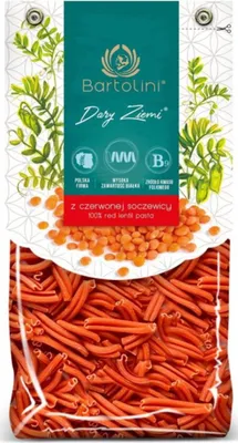 Obrázok produktu pre PROTEÍNOVÉ CESTOVINY (ČERVENÁ ŠOŠOVICA) BRITSKÉ 250 g - BARTOLINI
