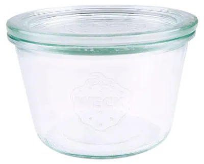 Produktbild von Contacto Original WECK Gläser 6er Set Einmachgläser 370 ml Ø10 x 6,9 cm, Einkochgläser mit Glasdeckel - ideal zum Einwecken, Aufbewahren & Dekorieren