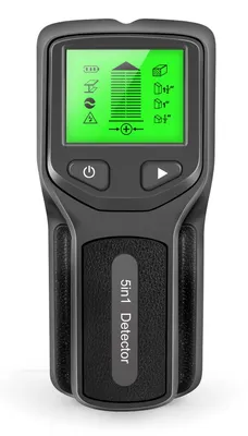 Image de HW430 : détecteur de chevilles et scanner mural 5-en-1, détecteur portable numérique multifonctionnel professionnel pour fils électriques, câbles et métaux