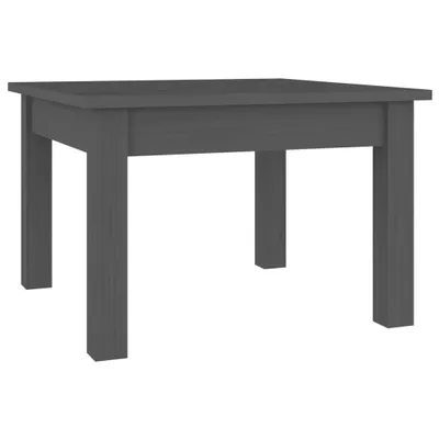Produktbild von vidaXL Couchtisch Grau 45x45x30 cm Massivholz Kiefer