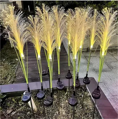 Produktbild von FOREVER Light LED SUNARI Solarleuchten für den Außenbereich, dekorative Gras, Pampasgras, 1 Stück,100cm, wasserdichte Solar-Gartenleuchten Landschaftslichter für Hof, Garten, Terrass