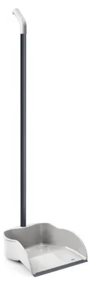 Imagen del producto de Recogedor con mango, color gris