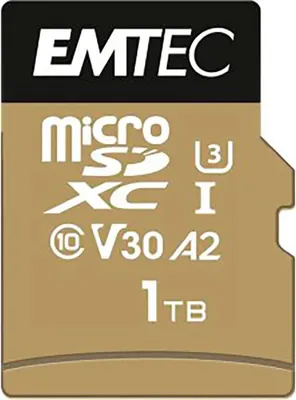 Immagine prodotto di Emtec ECMSDM1TXC10SP memoria flash 1 TB MicroSDXC UHS-I Classe 10