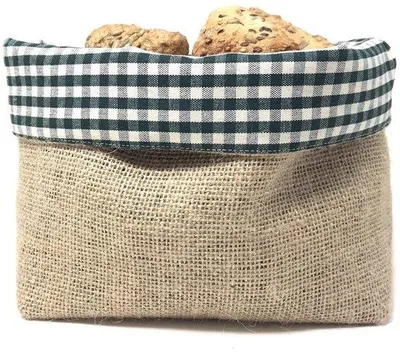 Image de Sac en jute et coton, couleur naturelle, 1 pièce