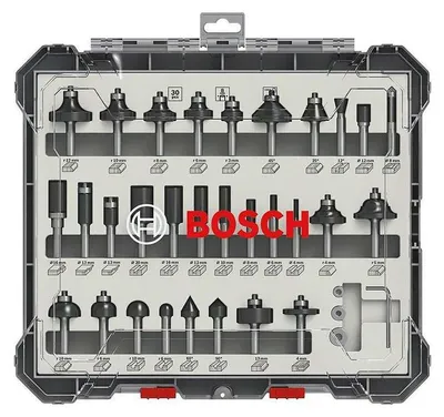 Image de Coffret de 30 fraises mixtes BOSCH Professional (2607017475)