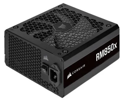 Produktbild von Corsair RMx Series RM850x, 850 W, 100 - 240 V, 47 - 63 Hz, 10 - 5 A, 150 W, 849,6 W