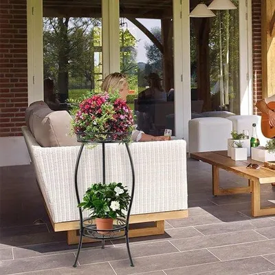 Image de Support de jardin / support à fleurs - support multifonctionnel pour plantes 33 x 30 x 8 cm