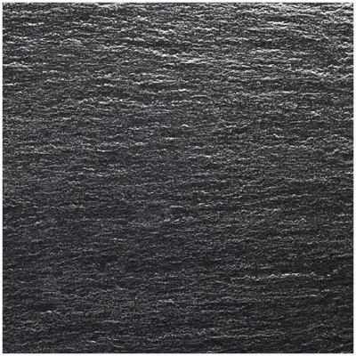 Produktbild von Wallario Premium Glasbild, freischwebende Optik, kräftige Farben, Größe 30 x 30 cm Motiv Muster schwarz-weiße Steintafel Optik