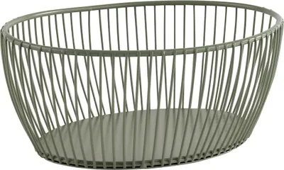 Produktbild von APS 30472 Korb SVART, Metall, 20 x 15 cm, Höhe 8 cm, smoke green