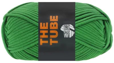 Produktbild von Lana Grossa THE TUBE 200 g weiches & gefülltes Schlauchgarn (Ø ca. 4-5 mm) ideal geeignet für Home-Accessoires und Taschen 114 m Farbe 022 - Maigrün