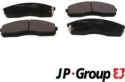 Image de JP GROUP Jeu de plaquettes de frein à disque JP GROUP Avant 3663600310