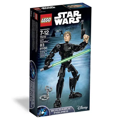 Zdjęcie produktu dla LEGO Star Wars Luke Skywalker, Figurka budowlana, 7 lat(a), Wielobarwny, 83 szt.