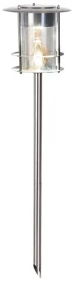 Produktbild von Best Season LED-Solar-Pathlights, Edelstahl, ca.64x14 6 warm white LED extrabright, Solarpanel incl. Akk, 477-55