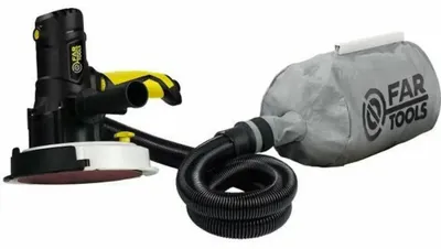 Zdjęcie produktu dla Far Tools DWS 180, Szlifierka orbitalna, Rzep, Prąd przemienny, 18 cm, 710 W, Worek na kurz