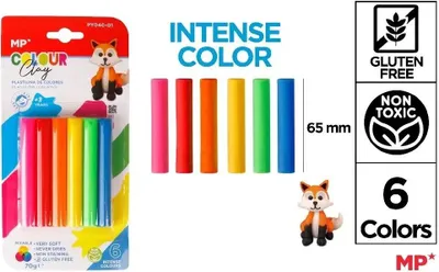 Immagine prodotto di Plastilina 6 colori pastello