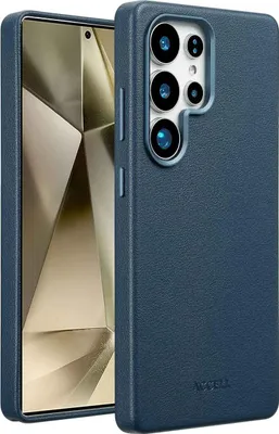 Zdjęcie produktu dla Accezz MagSafe Leather Backcover dla Samsung Galaxy S25 Ultra - Nightfall Blue