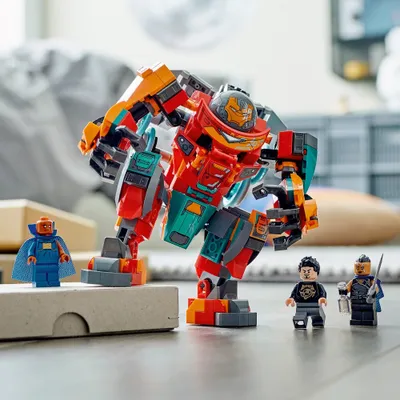 Immagine prodotto di LEGO 76194 Marvel l'Iron Man Sakaariano di Tony Stark, action figure con automobilina trasformabile per bambini dagli 8 anni