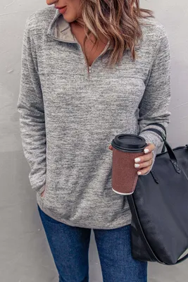 Immagine prodotto di OMG Felpa con cappuccio da donna Anilla grigio M