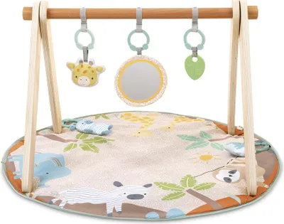 Zdjęcie produktu dla Mata do zabawy Ingenuity WonderWood 81,3 x 81,3 x 47 cm Kolorowa