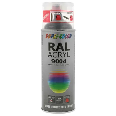 Produktbild von DUPLI-COLOR RAL 9004 signalschwarz glanz, 400 ml