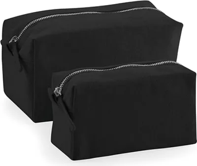 Produktbild von Westford Mill W552 | Canvas Accessory Case / Erhältlich in zwei Größen: S und L - Farbe: Black - Größe: S (17 x 9 x 7 cm