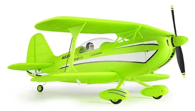Produktbild von RC Flugzeug 40 cm Spannweite - 4-Kanal EPP Kunstflug Trainer - 2,4GHz Fernsteuerung - 6-Achsen Gyro 3D/6G - RTF für Anfänger - Set mit 2 Akkus