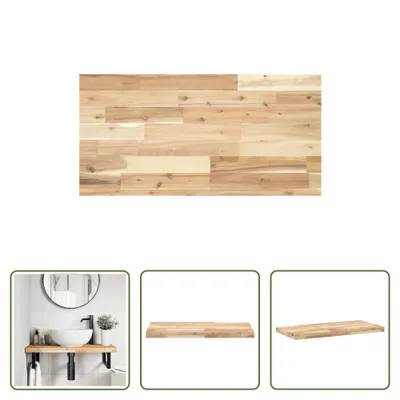 Produktbild von The Living Store Waschtischplatte Unbehandelt 100x40x4 cm Massivholz Akazie