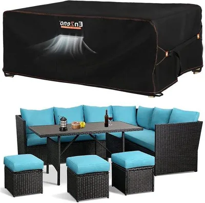 Obrázek produktu pro Zahradní plachta – voděodolná – 1 kus – materiál Oxford 420D – 242 x 182 x 100 cm