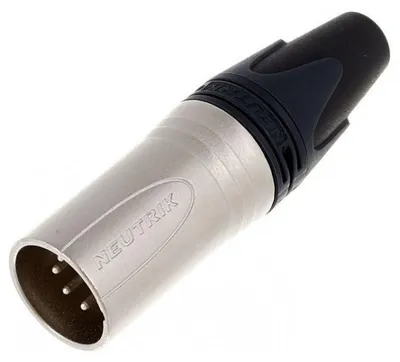 Produktbild von Neutrik NC5MXX, XLR, Silber, Schwarz, Männlich, Gerade, IP40, 1 mm²