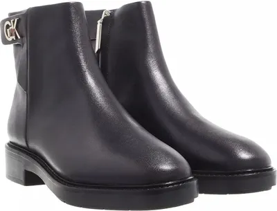 Image de Calvin Klein Rubber Sole Ankle Boot Whw-Lth Ck Noir