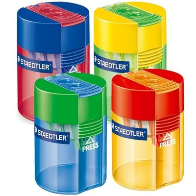 Productafbeelding van 10 stuks STAEDTLER 512 006, doos met dubbele puntpotloden, rond, gesorteerd