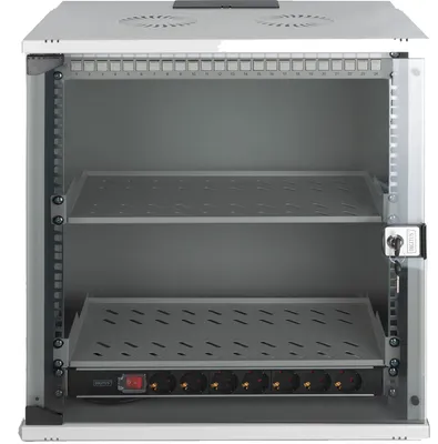 Productafbeelding van Digitus DN-49206-SET DIGITUS Netzwerk-Set 483 mm (19") - 12HE, 540x400 mm (BxT)we