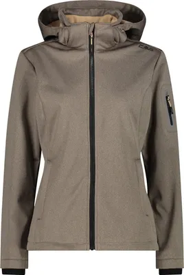 Produktbild von Cmp Woman Jacket Zip Hood 06Xp Sesamo Mel-Nero 46